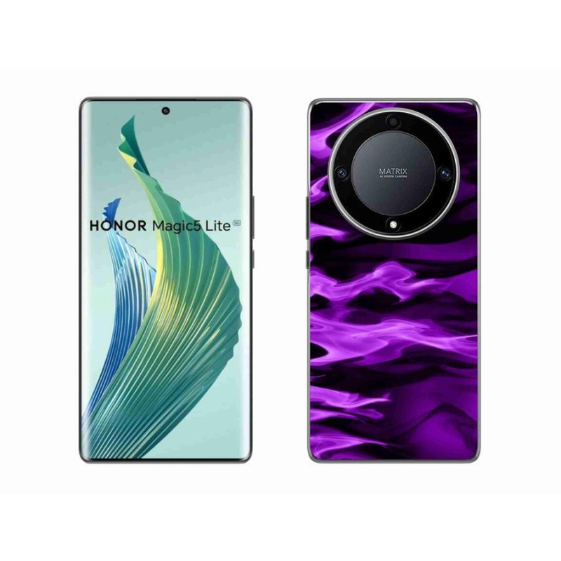 Gelový kryt mmCase na mobil Honor Magic 5 Lite 5G - abstraktní vzor 9