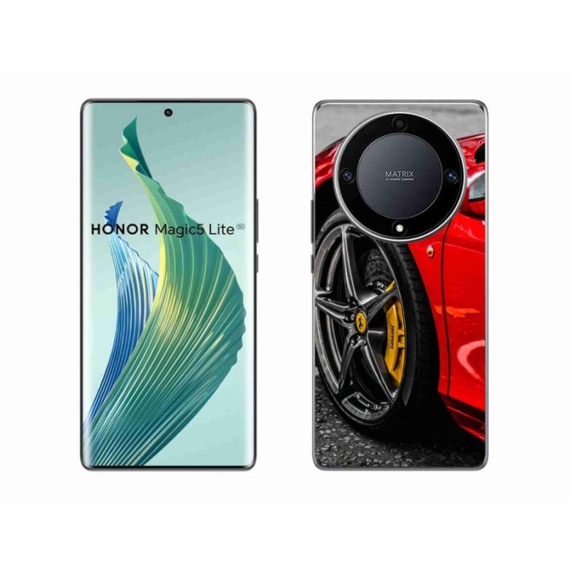 Gelový kryt mmCase na mobil Honor Magic 5 Lite 5G - auto 1