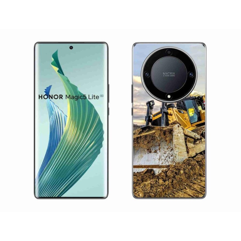 Gelový kryt mmCase na mobil Honor Magic 5 Lite 5G - bagr