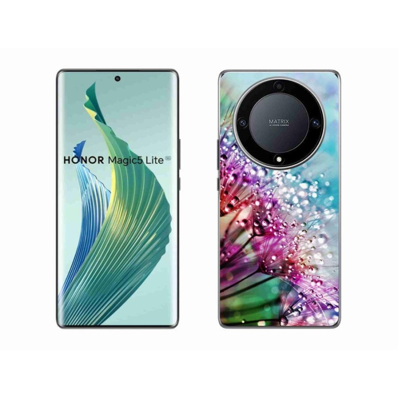 Gelový kryt mmCase na mobil Honor Magic 5 Lite 5G - barevné květy