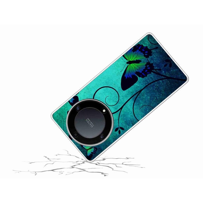 Gelový kryt mmCase na mobil Honor Magic 5 Lite 5G - barevní motýli