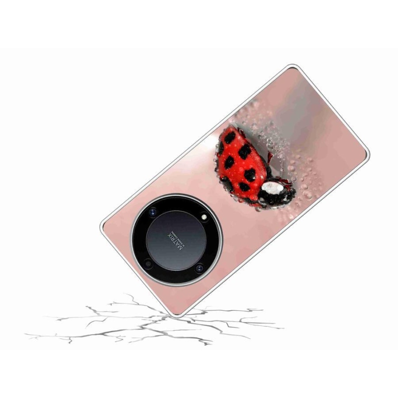 Gelový kryt mmCase na mobil Honor Magic 5 Lite 5G - beruška