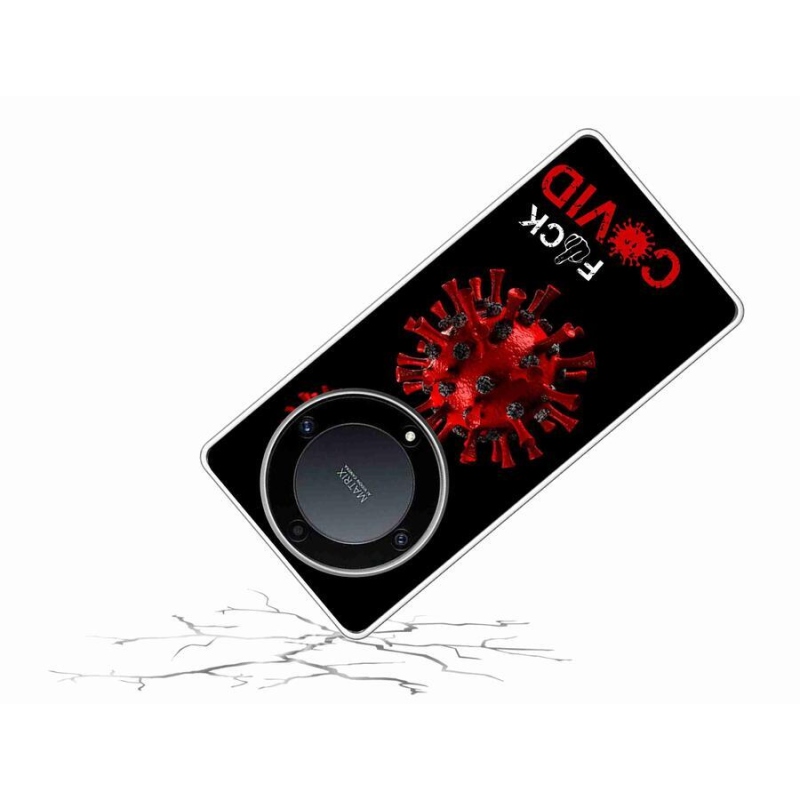 Gelový kryt mmCase na mobil Honor Magic 5 Lite 5G - covid 3