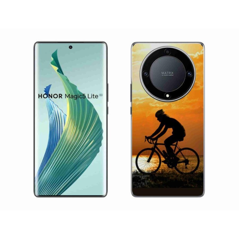 Gelový kryt mmCase na mobil Honor Magic 5 Lite 5G - cyklovýlet