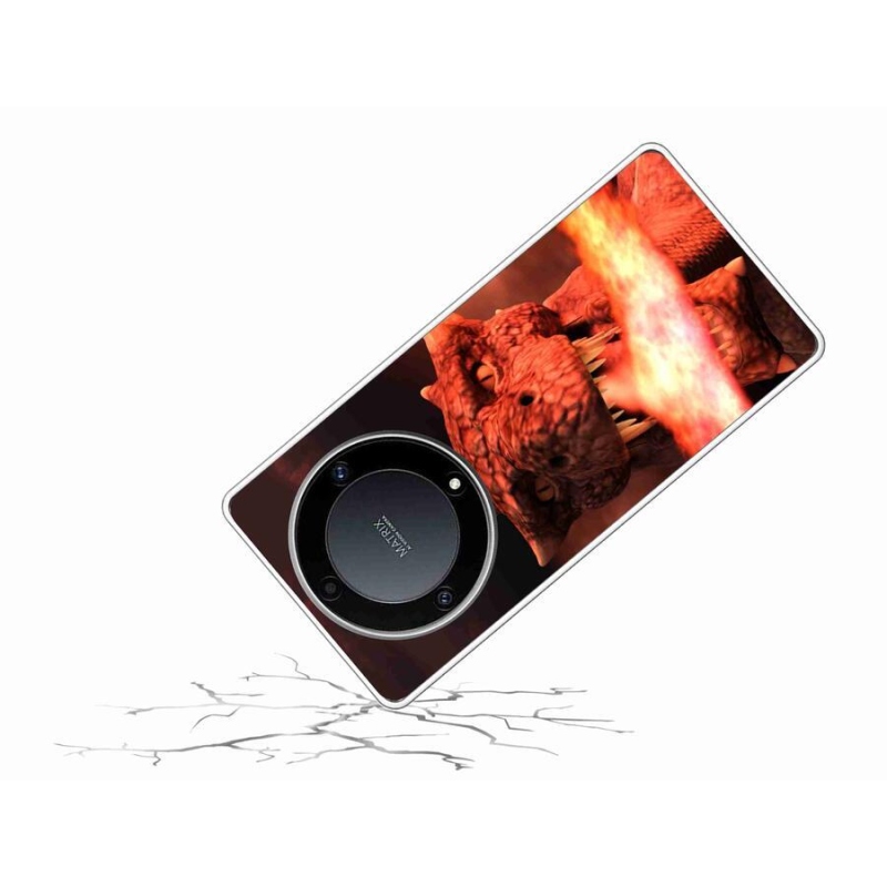 Gelový kryt mmCase na mobil Honor Magic 5 Lite 5G - drak