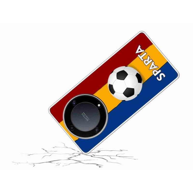 Gelový kryt mmCase na mobil Honor Magic 5 Lite 5G - fotbal 1