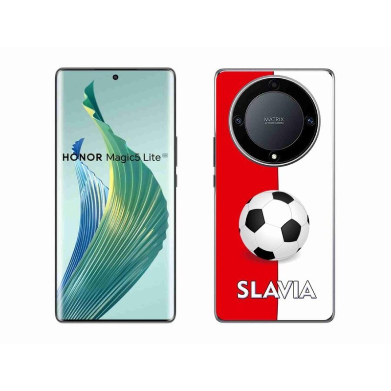 Gelový kryt mmCase na mobil Honor Magic 5 Lite 5G - fotbal 2