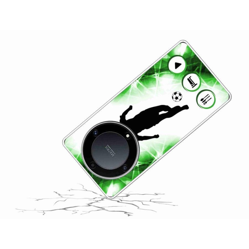 Gelový kryt mmCase na mobil Honor Magic 5 Lite 5G - fotbalista