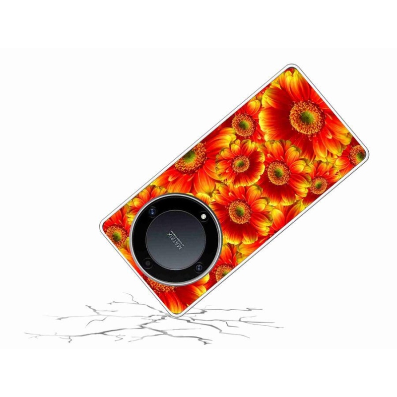 Gelový kryt mmCase na mobil Honor Magic 5 Lite 5G - gerbera 1