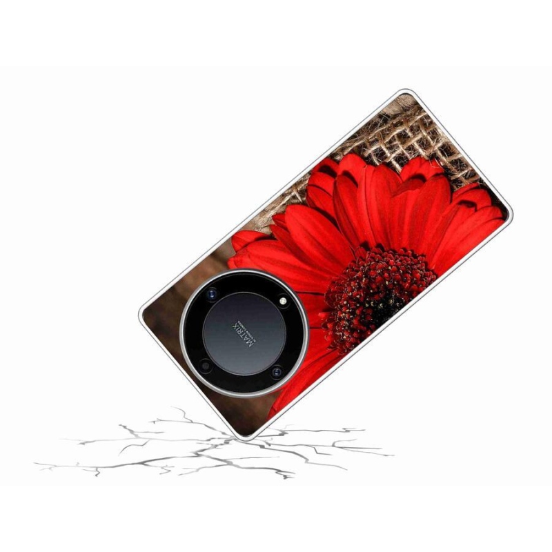 Gelový kryt mmCase na mobil Honor Magic 5 Lite 5G - gerbera