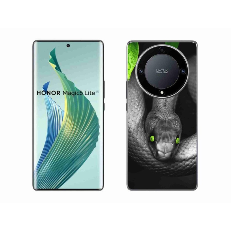 Gelový kryt mmCase na mobil Honor Magic 5 Lite 5G - had