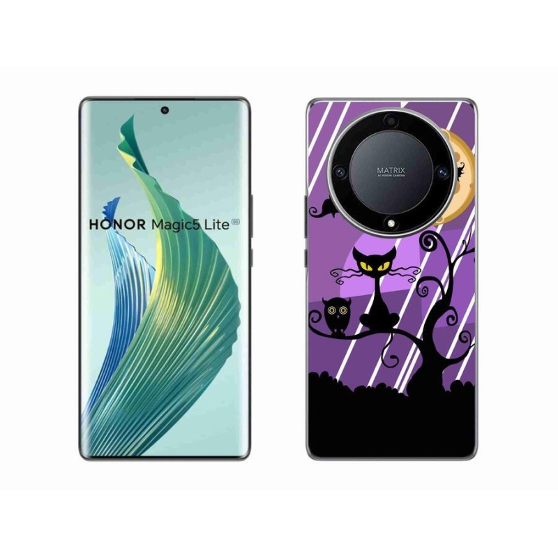 Gelový kryt mmCase na mobil Honor Magic 5 Lite 5G - halloween