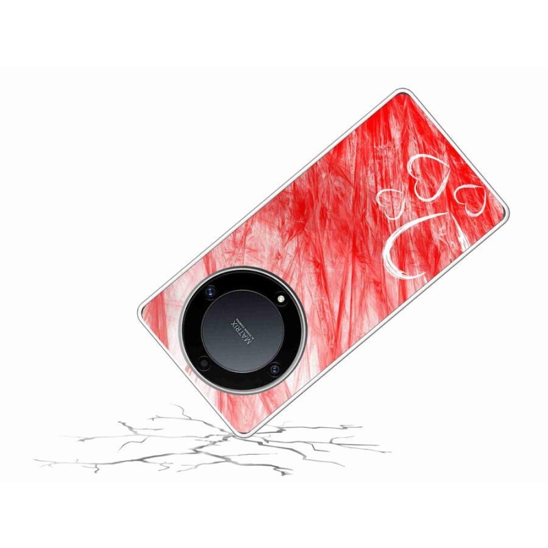 Gelový kryt mmCase na mobil Honor Magic 5 Lite 5G - heart