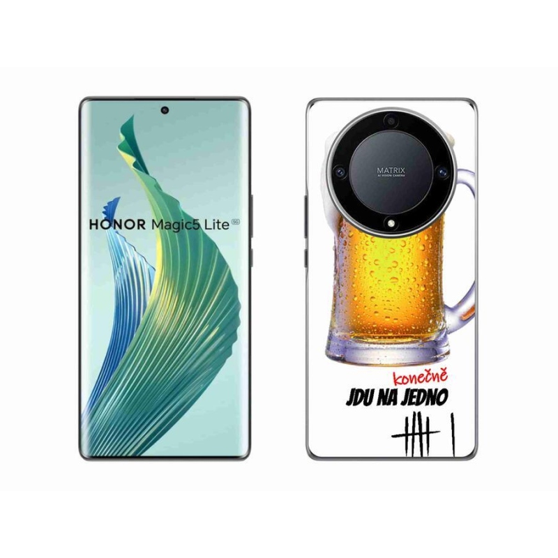 Gelový kryt mmCase na mobil Honor Magic 5 Lite 5G - jdu na jedno