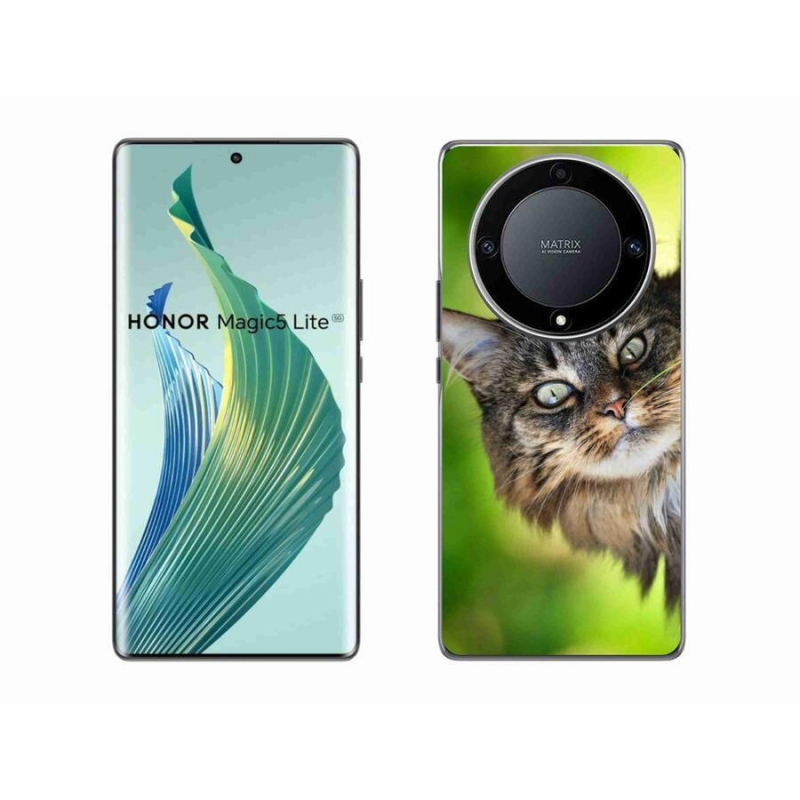Gelový kryt mmCase na mobil Honor Magic 5 Lite 5G - kočka 3