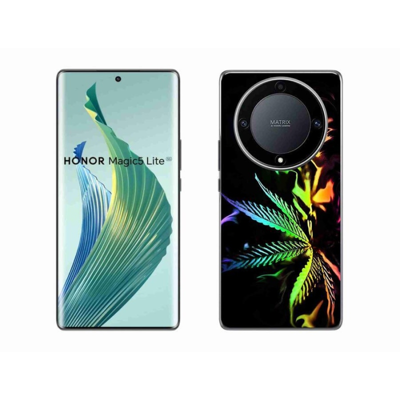 Gelový kryt mmCase na mobil Honor Magic 5 Lite 5G - konopí 2
