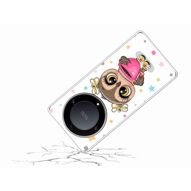 Gelový kryt mmCase na mobil Honor Magic 5 Lite 5G - kreslená sovička