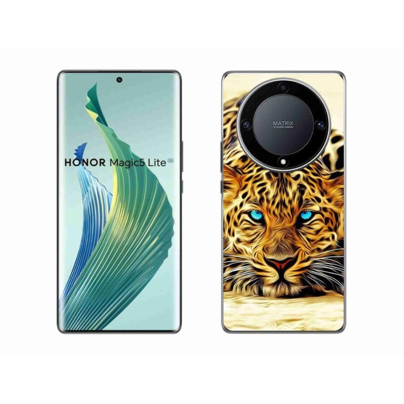 Gelový kryt mmCase na mobil Honor Magic 5 Lite 5G - kreslený tygr