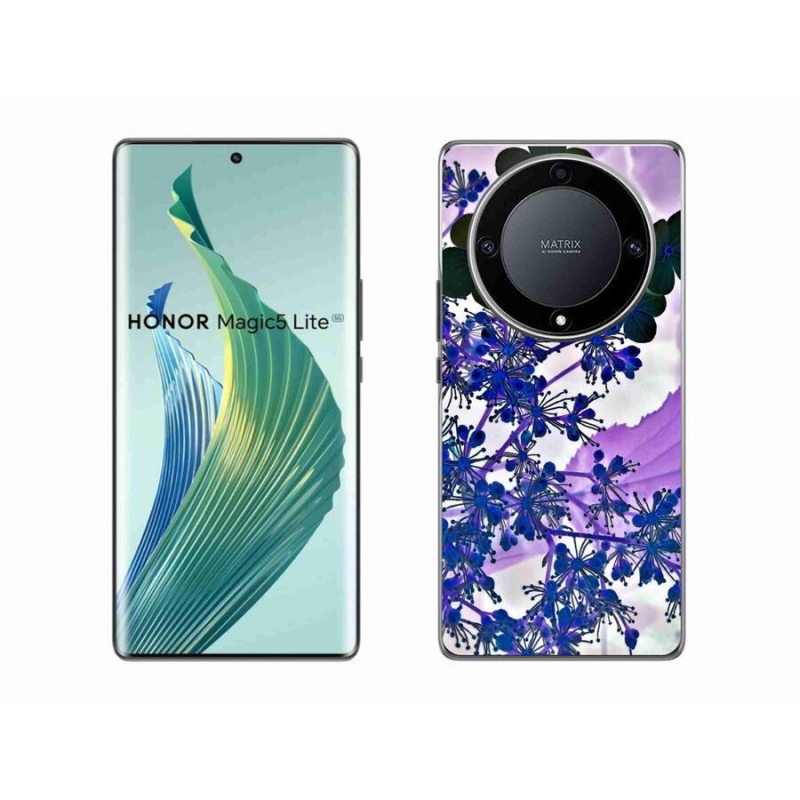 Gelový kryt mmCase na mobil Honor Magic 5 Lite 5G - květ hortenzie