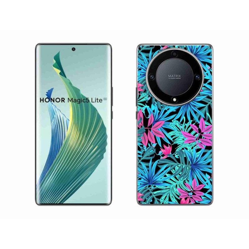 Gelový kryt mmCase na mobil Honor Magic 5 Lite 5G - květiny 3