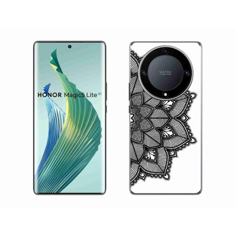 Gelový kryt mmCase na mobil Honor Magic 5 Lite 5G - mandala
