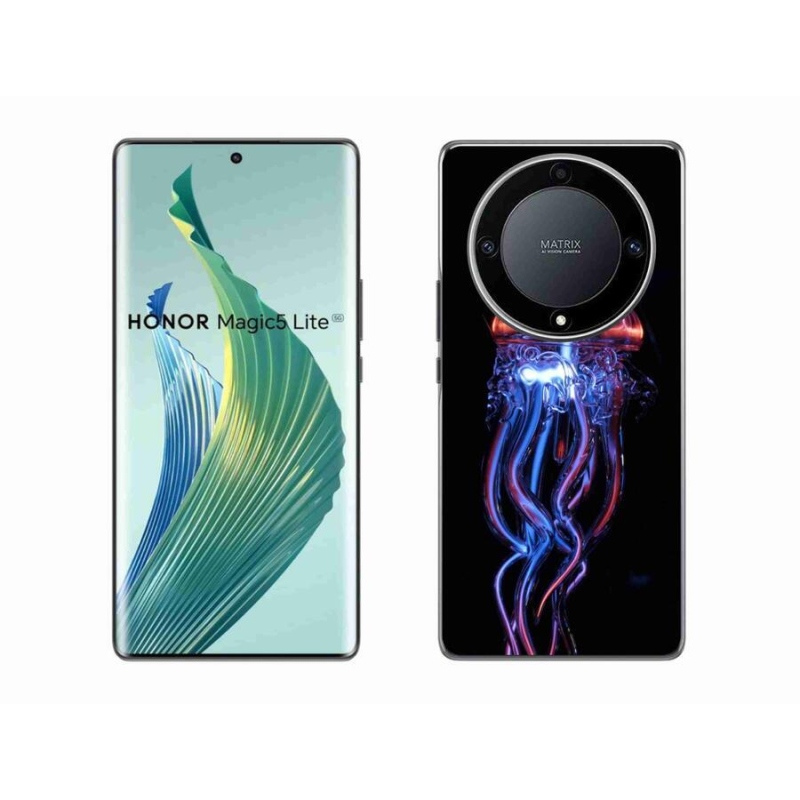 Gelový kryt mmCase na mobil Honor Magic 5 Lite 5G - medúza