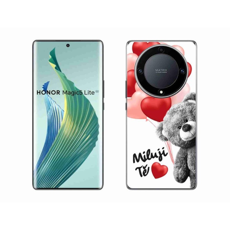 Gelový kryt mmCase na mobil Honor Magic 5 Lite 5G - miluji Tě