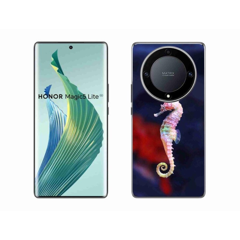 Gelový kryt mmCase na mobil Honor Magic 5 Lite 5G - mořský koník