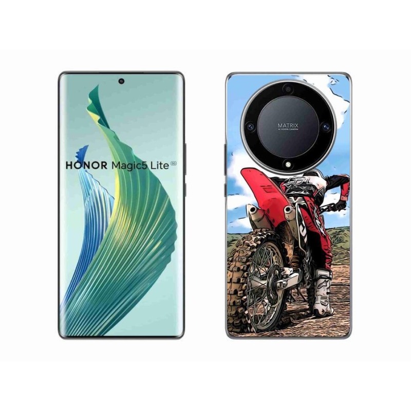 Gelový kryt mmCase na mobil Honor Magic 5 Lite 5G - moto