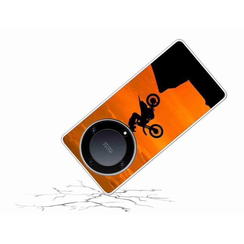 Gelový kryt mmCase na mobil Honor Magic 5 Lite 5G - motocross