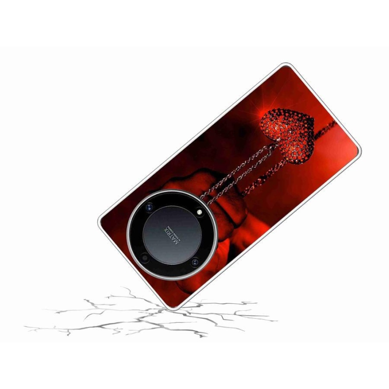 Gelový kryt mmCase na mobil Honor Magic 5 Lite 5G - náhrdelník