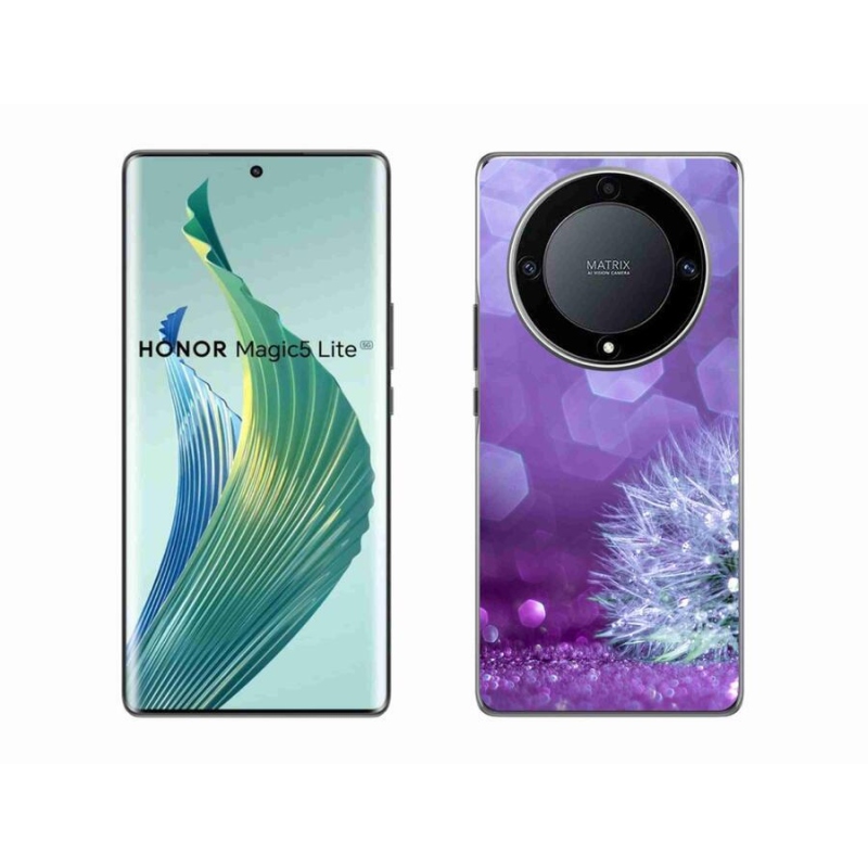Gelový kryt mmCase na mobil Honor Magic 5 Lite 5G - odkvetlá pampeliška 2