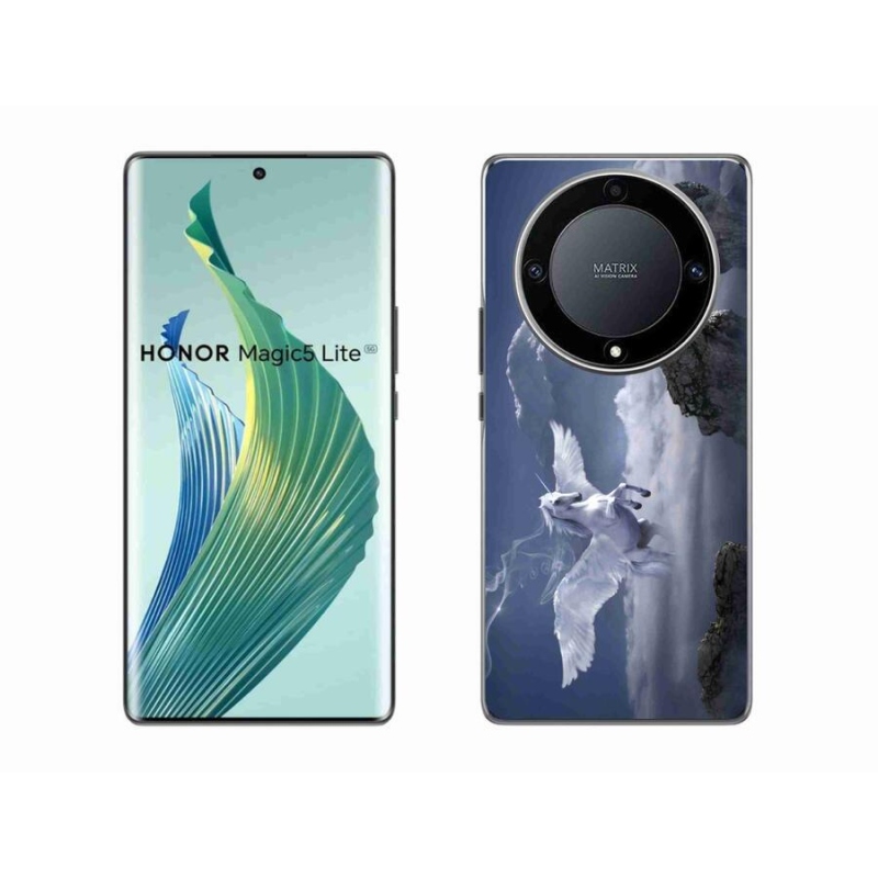 Gelový kryt mmCase na mobil Honor Magic 5 Lite 5G - pegas