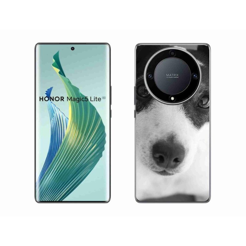 Gelový kryt mmCase na mobil Honor Magic 5 Lite 5G - pes