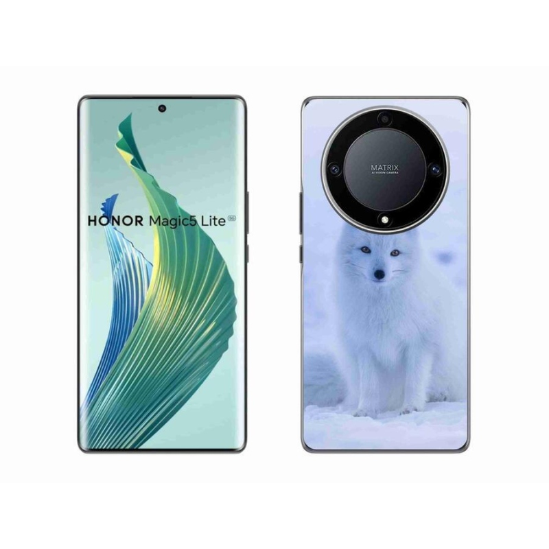 Gelový kryt mmCase na mobil Honor Magic 5 Lite 5G - polární liška