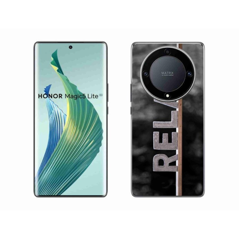 Gelový kryt mmCase na mobil Honor Magic 5 Lite 5G - relax 1