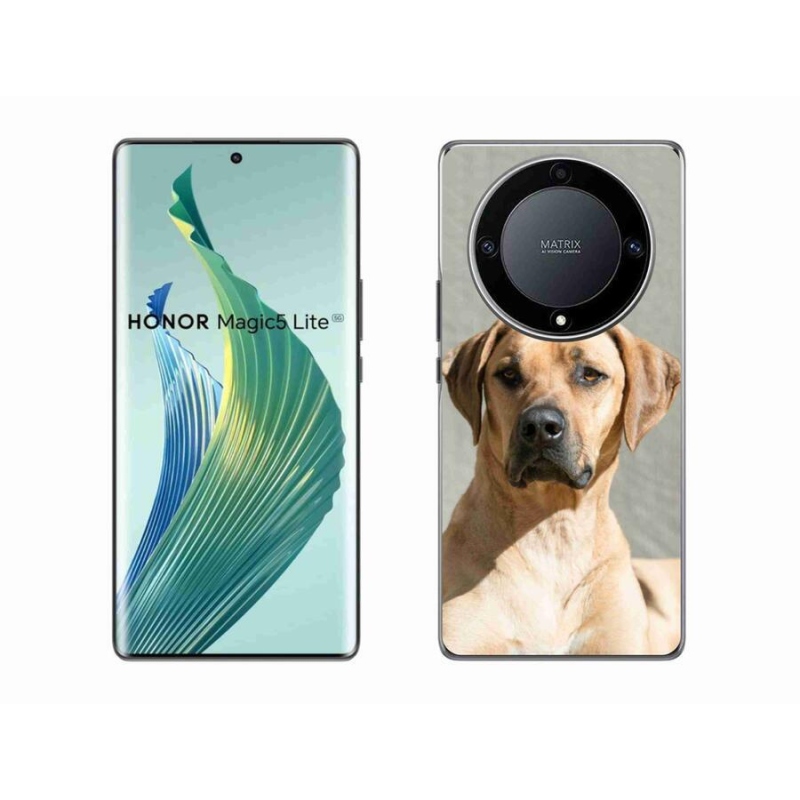Gelový kryt mmCase na mobil Honor Magic 5 Lite 5G - ridgeback