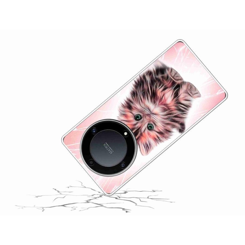 Gelový kryt mmCase na mobil Honor Magic 5 Lite 5G - roztomilé kotě