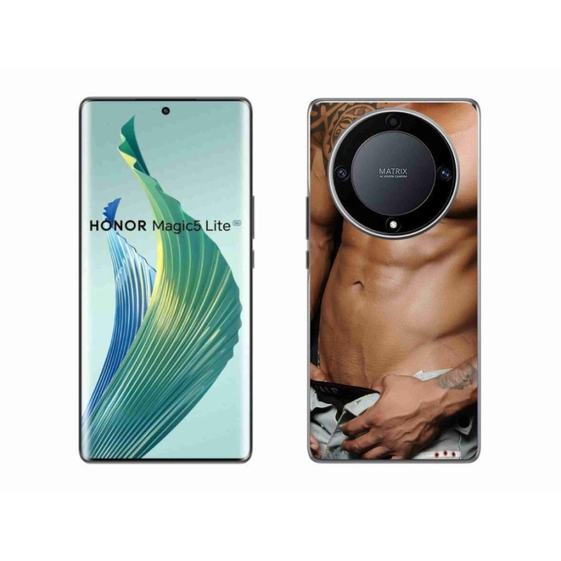 Gelový kryt mmCase na mobil Honor Magic 5 Lite 5G - sexy muž