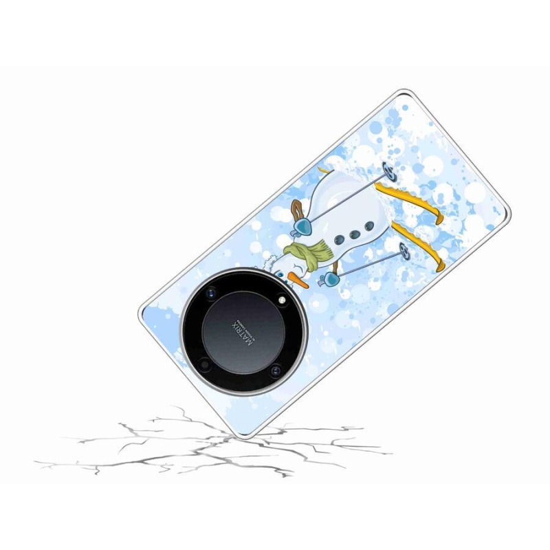 Gelový kryt mmCase na mobil Honor Magic 5 Lite 5G - sněhulák