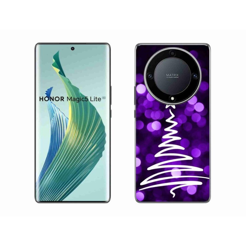 Gelový kryt mmCase na mobil Honor Magic 5 Lite 5G - stromek
