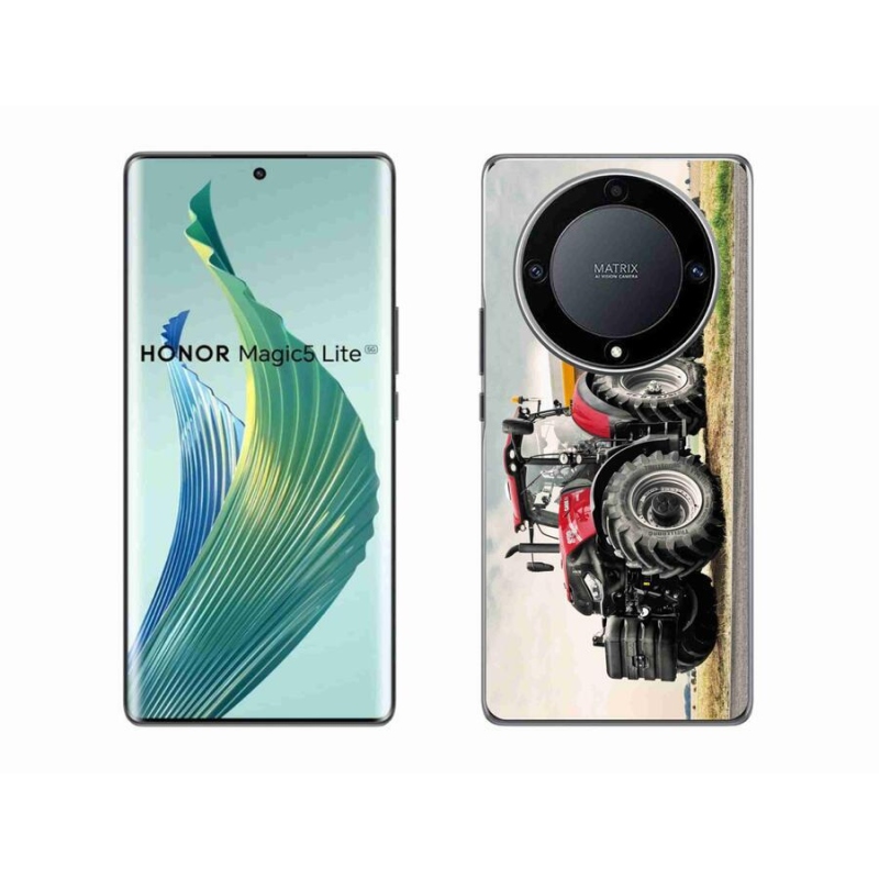 Gelový kryt mmCase na mobil Honor Magic 5 Lite 5G - traktor 3