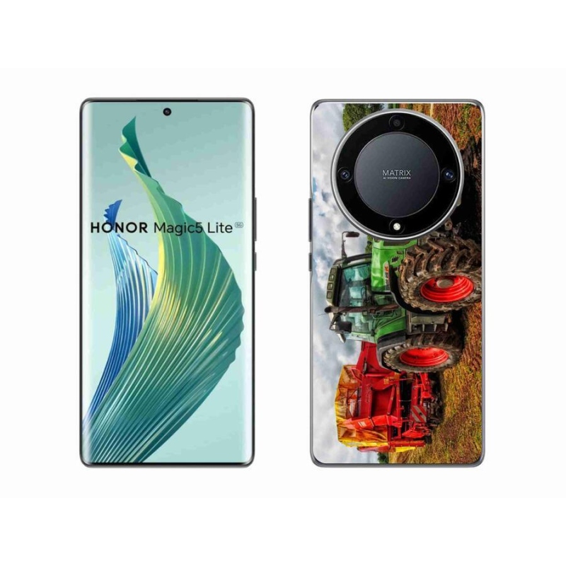 Gelový kryt mmCase na mobil Honor Magic 5 Lite 5G - traktor 4
