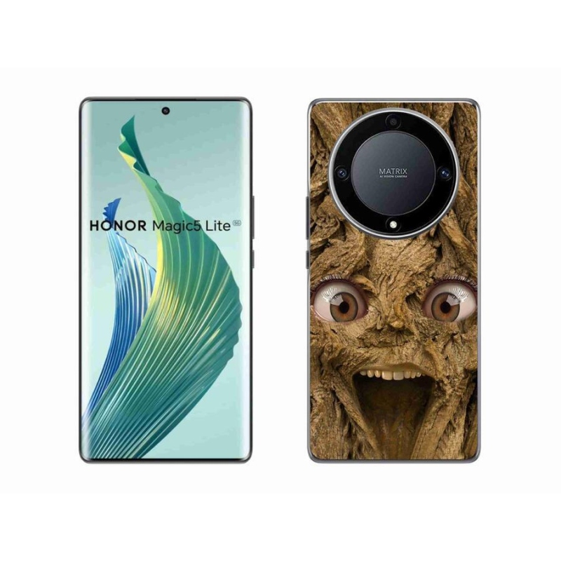 Gelový kryt mmCase na mobil Honor Magic 5 Lite 5G - veselý strom s očima