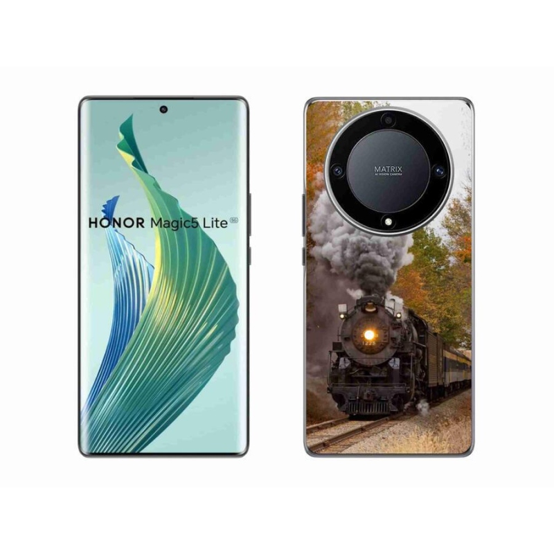 Gelový kryt mmCase na mobil Honor Magic 5 Lite 5G - vlak 1