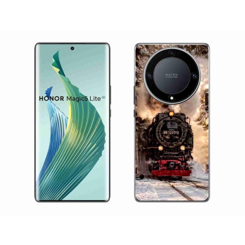 Gelový kryt mmCase na mobil Honor Magic 5 Lite 5G - vlak