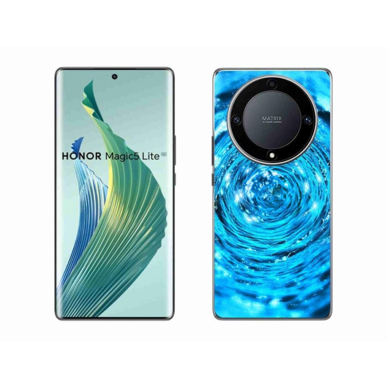 Gelový kryt mmCase na mobil Honor Magic 5 Lite 5G - vodní vír