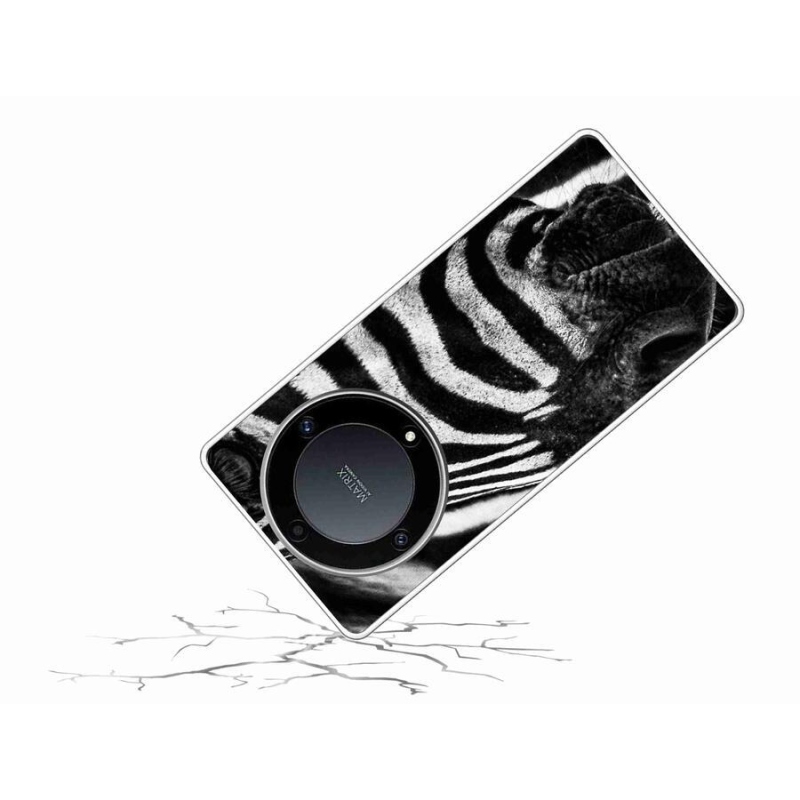 Gelový kryt mmCase na mobil Honor Magic 5 Lite 5G - zebra