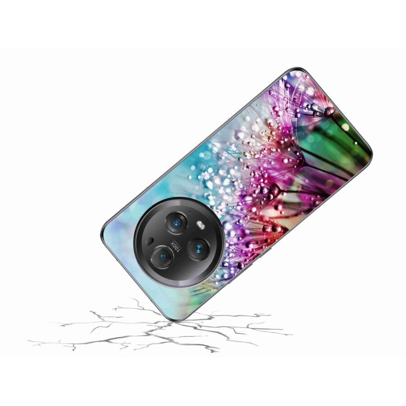 Gelový kryt mmCase na mobil Honor Magic 5 Pro 5G - barevné květy