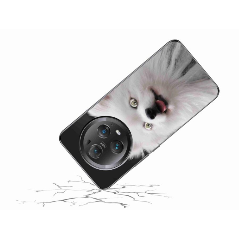Gelový kryt mmCase na mobil Honor Magic 5 Pro 5G - bílý špic